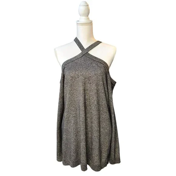 Women's Torrid Knit Cross-Neck Long Sleeve off the shoulder Top Size 2 - Picture 1 of 16